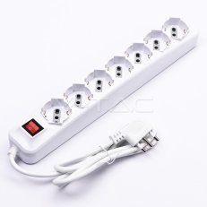 7 Pos Con Interrutore Luminoso 10/16A Bi