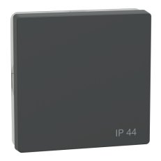 Kryt spínače, Merten D-Life, IP44, Antracit    SCHNEIDER MTN3304-6034