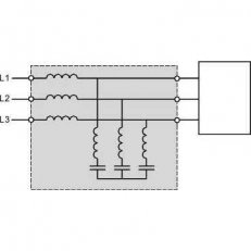 Schneider VW3A4602 Pasivní harmonický filtr pro ATV61/71, 10 A / 400 V, THDI 16%