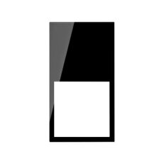 Rámeček MINIMAL vertikální 2-násobný, 2-moduly :3067 černý 10002620-138