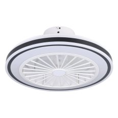Stropní ventilátor ALMERIA LED-CCT AC bílá/černá EGLO 35182