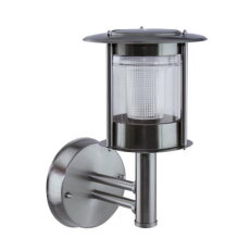 Zahradní solární lampa ESTERA LED WLL 0,12W 2x1,5lm 6500K IP44 360° chrom