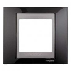 Unica Top rámeček jednonásobný Rhodium Black/Grafit SCHNEIDER MGU66.002.293