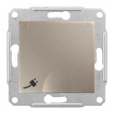 Sedna Zásuvka Schuko 2P+PE IP44, clonky, Titan SCHNEIDER SDN3100368