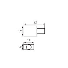 Záslepka NEON END CAP HOLE, KANLUX 37238