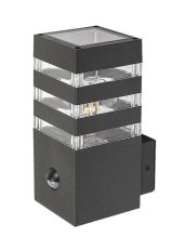 ANKARA antracitová E27 1x 12W IP44 antracit RABALUX 77025