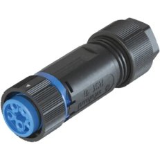 zásuvka na kabel RST16I5 S B1 ZT5S H BL, 5-pólová, modrá WIELAND 46.051.4153.9