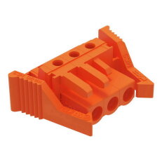 Pružinová svorkovnice THT úhlová 5,08 mm oranžová 3pól. WAGO 232-263/039-000