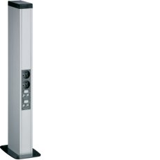 Elektroinstalační sloupek oboustranný DA200-45 700mm přírodní elox DAP245650ELN