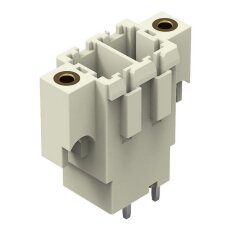 Konektor s pájecími piny THT pájecí kontakt 1,0x1,2 mm rovné světle šedá 2pól.