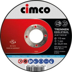 Sada řezných kotoučů do kovu  125 mm (10 CIMCO 206842