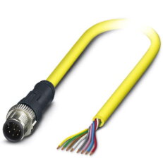 SAC-8P-M12MS/ 2,0-542 BK Kabel senzoru/aktoru 1406094