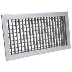 VKE-H-1.0 400x400 vyústka komfortní jednořadá, transp. elox
