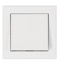 Set přístroje spínače č.1, 1pólový, šroubové svorky, bílý SCHRACK EV106002B-