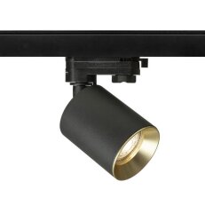DARIO pro tříokr. lištu černá česaná mosaz 230V GU10 9W RENDL R13874