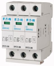 SPCT2-335/3 Svodič přepětí třídy T2 (II C) modulový 3pól Un=335V Eaton 167600