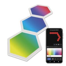 GoSmart LED svítidlo Hexagon rozšiřující sada 3 díly 1,8W RGBIC stm WiFi ZIW223R