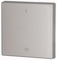 CWIZ-01/13 Kryt RF tlačítka 55x55mm 1-0 Stříbrná matná Eaton 147591