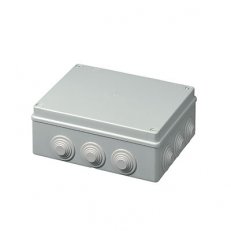 Rozbočovací krabice na omítku, IP55, 190x140x70mm, šedá HL SYSTEM HL 400C6