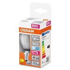 Světelný zdroj OSRAM LED SUPERSTAR PLUS CLASSIC P FILAMENT 3.4W 940 Frosted E14