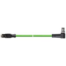 Konfekcionovaný ethernetový kabel IE-PNC-5-M12D-A-0,5-P-2-22-FD-RJ45 2171271