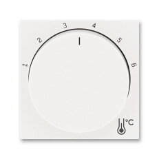 Kryt termostatu s otočným ovládáním, perleťová/ledová bílá ABB 3292H-A00300 68