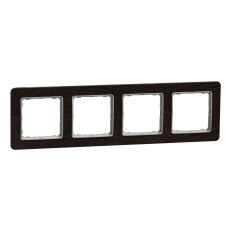 Rámeček čtyřnásobný Wenge,Sedna Design/Elements SCHNEIDER SDD381804U