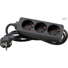 128615005 3-way multiple socket outlet,