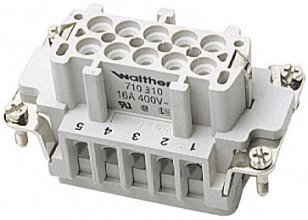 Walther 710310 B 10 Vložka konektoru pro lisovací dutinky