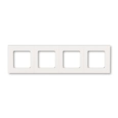LEVIT M Čtyřrámeček perleťová/ledová bílá ABB 3901H-A05040 68