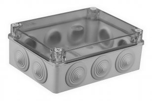 Krabice S-BOX 406-P, 190 x 140 x 70 mm,