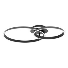 LED-CCT-DL 2 RINGE SCHWARZ GIRIFALCO