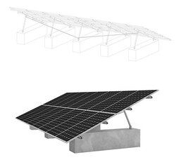 Kompletní set pro 16 modulu GMS A-Rack 15/20/25° 1.3kN/m2