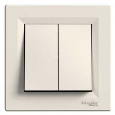 Schneider EPH1100323 Tl. ovládač dvojnásobný, ř. 1, krémová