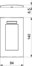 AR45-BSF2 RW Krycí rámeček OBO 6119362