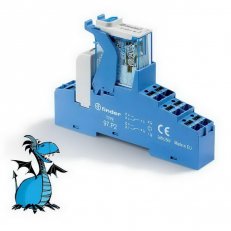 Vazební člen, 2P/8A, 24V DC, LED_OD, Push-in FINDER 4C.P2.9.024.0050