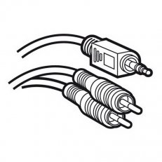 PROPOJOVACÍ KABEL JACK/2RCA 2MODULOVÝ LEGRAND 051405