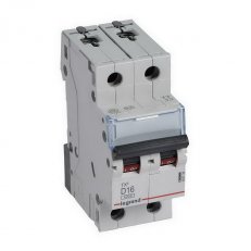 TX3 JISTIČ, 2 PÓLOVÝ, CHAR. D, 16A 6000A LEGRAND 403738