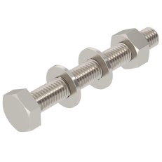 OBO 6418248 Šroub se šestihrannou hlavou SKS 10x80 A4