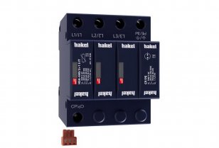 Svodič rázového přepětí HSA-440/3+1 S IT SPD typ 2+3 HAKEL 27630