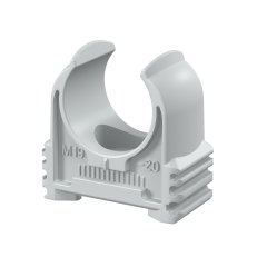 OBO 2957 M19-20 Příchytka Quick M19-20 světle šedá