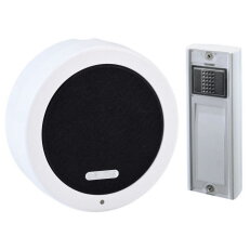 Bezdrátový gong CALIMA 100 GB, 500 m, bílý, set GROTHE 43681