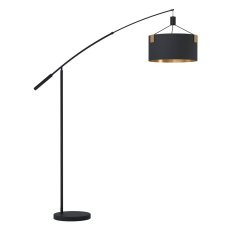 Stojací svítidlo TORTOLA 1 3xE27 černá/mosaz 120W IP20 EGLO 39966