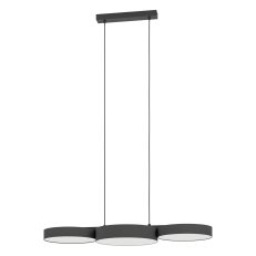 Závěsné svítidlo BARBANO-Z LED-RGB/CCT černá/bílá 3X7,5W EGLO 900854