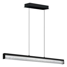 Závěsné svítidlo CARDITO 1 LED černá/čirá-křišťál 6X6W EGLO 900895