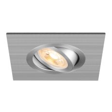 NEW TRIA 75 XL stropní vestavné svítidlo čtvercové max. 10W GU10 hliník