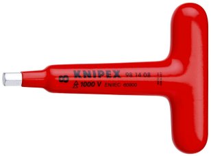 roubovák Pro šrouby s vnitřním šestihranem s rukojetí T 120 mm KNIPEX 98 14 05