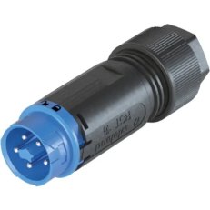 vidlice na kabel RST mini, 5-pól, modrá WIELAND 46.052.4153.9