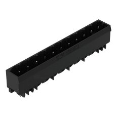 Konektor s pájecími piny THR, pájecí kontakt 1,0x1,0 mm, rovné, černá 11pól.