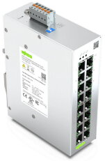Jednoduchý konfigurovatelný switch 16 portů 1000Base-T WAGO 852-1816